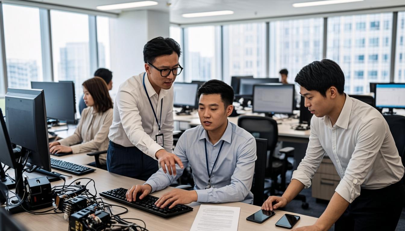 Professional IT support team